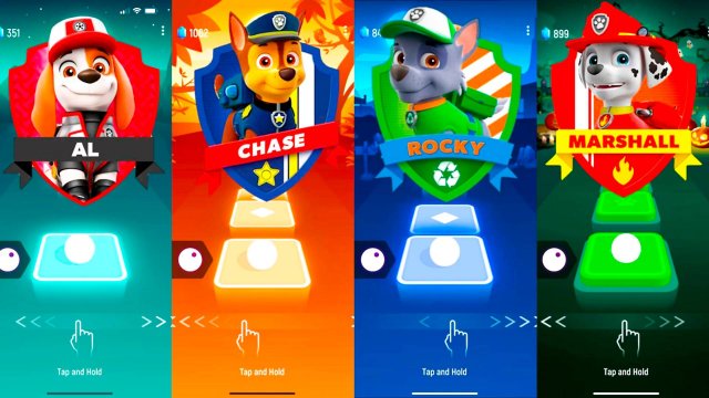 Мультики для Детей Paw Patrol Megamix -AL, Маршалл, Гончик, Рокки