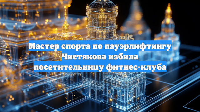 Мастер спорта по пауэрлифтингу Чистякова избила посетительницу фитнес-клуба