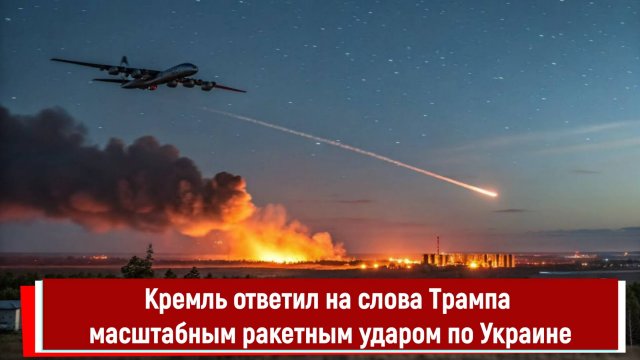 Кремль ответил на слова Трампа масштабным ракетным ударом по Украине