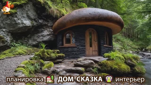 Сказочный дом мечты – 3D идея для вдохновения с планировкой и интерьером 🏡🏚️🏠 вариант (448)