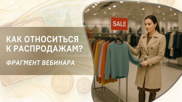 Как относиться к распродажам? Фрагмент бесплатного вебинара
