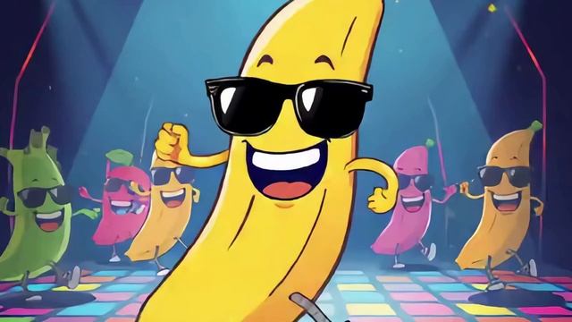 Танцующий бананчик в очках! Готовы к веселью? Зажигательная детская песенка  "Я - бананчик!🍌