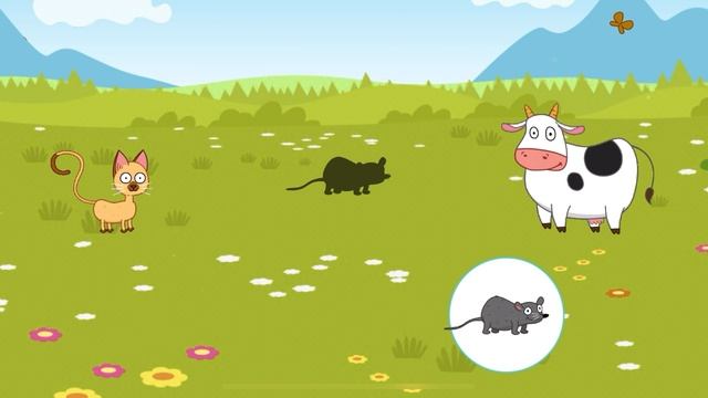 Мультики| Синий трактор | учим животных