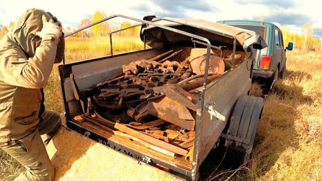 Охх...Ёё... Нашли стоянку лесорубов. Редкие находки. Коп металла откопл уникальные.