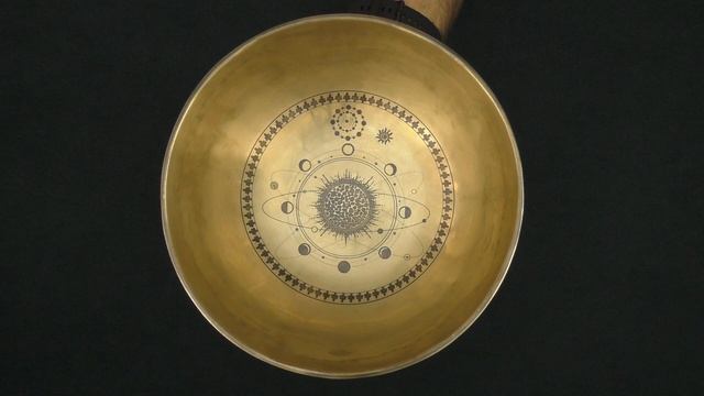Поющая чаша Планетарная Gold 20,6 см Фа# 180, До 521