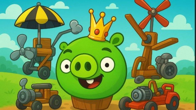 Мультфильм для детей 6+. Плохие свинки. Строим Супер-машинки 🌟 Весёлые приключения для детей