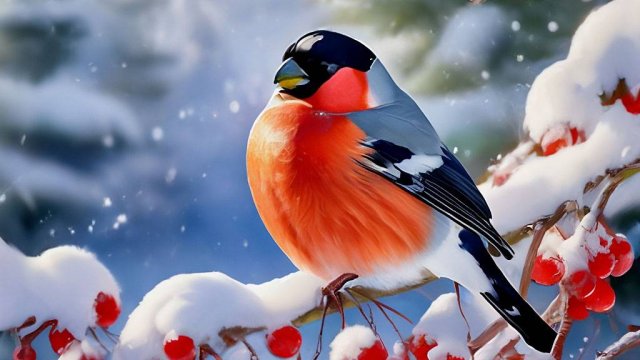 9 НОЯБРЯ-ДЕНЬ СНЕГИРЕЙ!СНЕГИРИ,СНЕГИРИ... ПЕСНЯ ДЛЯ ДУШИ!