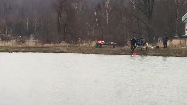 поимка форели