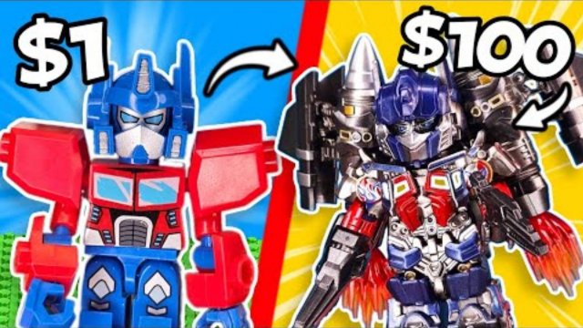 Я протестировал LEGO Transformers стоимостью 1 доллар против 100 долларов...