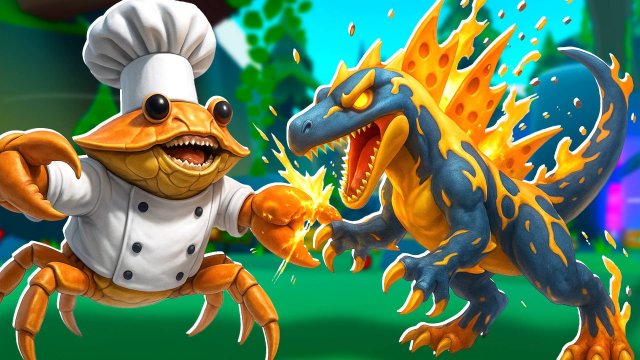 Победил БОССА Горгонзилла за Шеф Крабакадабра в Эволюция Брейнрот / Brainrot Evolution Роблокс !