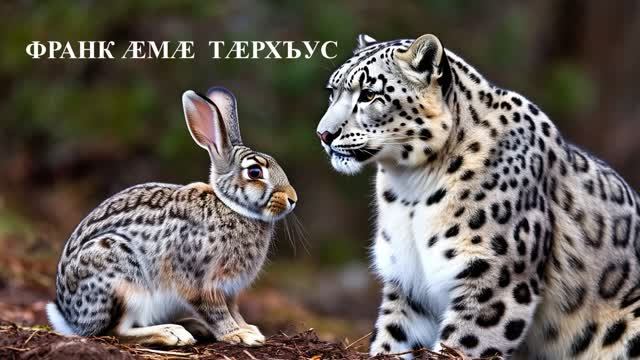 Франк æмæ тæрхъус - Барс и заяц