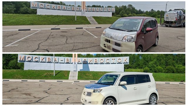 Кратко о поездках на Toyota bB и Daihatsu Move