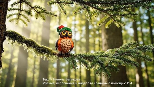 Совёнок в шапочке