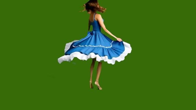 Танцует девушка