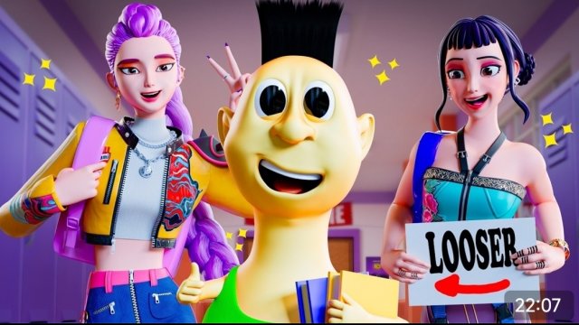 ХАМУД ХАБИБИ в ШКОЛЕ! Анимация ,K-Pop Охотницы на Демонов'