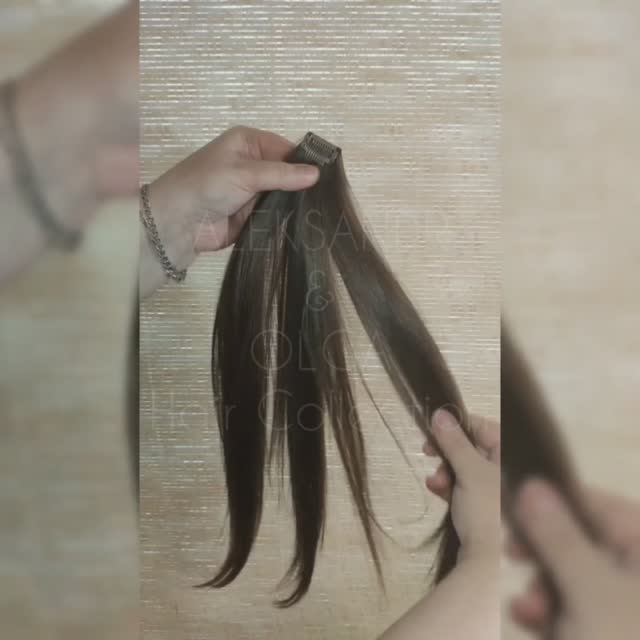Накладная КОСА - хвост (не имитация) #накладнаякоса #натуральнаякоса #косаизволос #изделияизволос