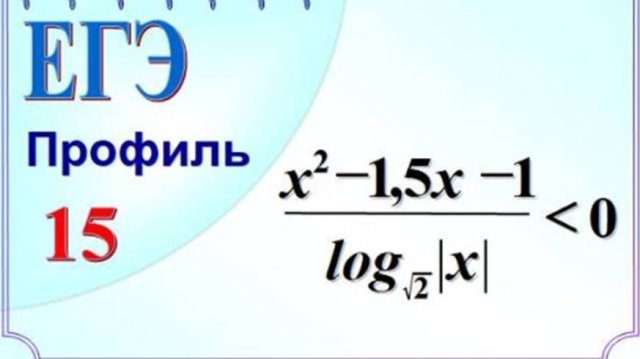 Комбинированное неравенство. Модуль под знаком логарифма