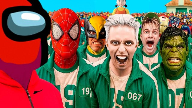 Все из НАС против всех из ИГРЫ в КАЛЬМАРА!