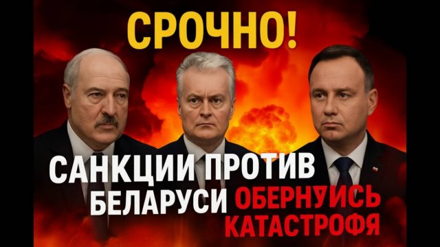 СРОЧНО! Санкции против Беларуси обернулись катастрофой для Литвы и Польши Европа в шоке!