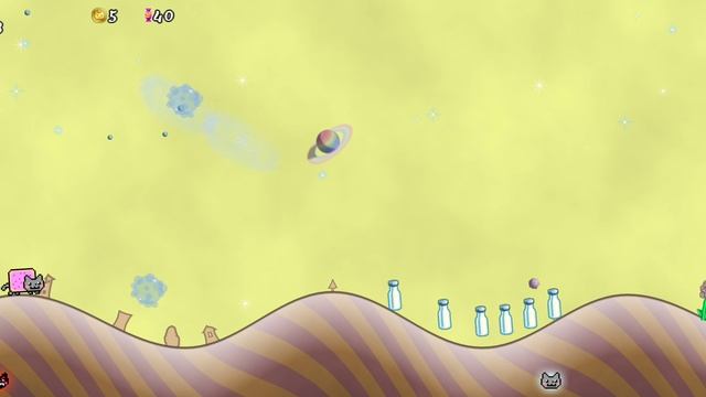 прохожу игру  Nyan Cat: Iost In Space часть 4