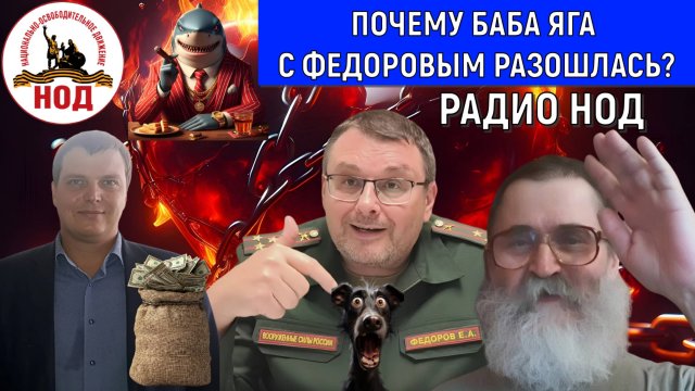 Почему Баба Яга с Евгением Федоровым разошлась? Действия Федорова противодействуют Путину. Кобзев.