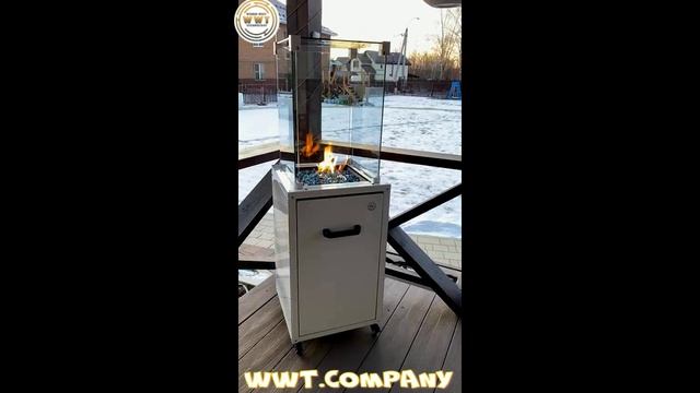 Уличный газовый обогреватель WWT 13K White