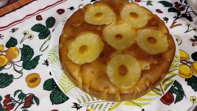 ПИРОГ АНАНАСОВЫЙ- БЕЗУМНО ВКУСНЫЙ.