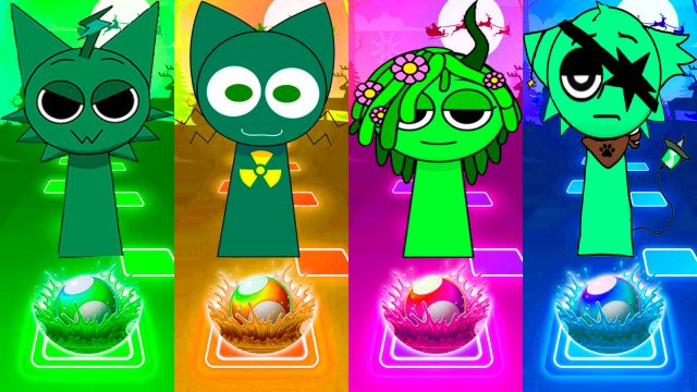 Coffin Dance Спрунки 129 уровень - Мультики про Спрунке | МУЛЬТФИЛЬМЫ SPRUNKI в Tiles Hop