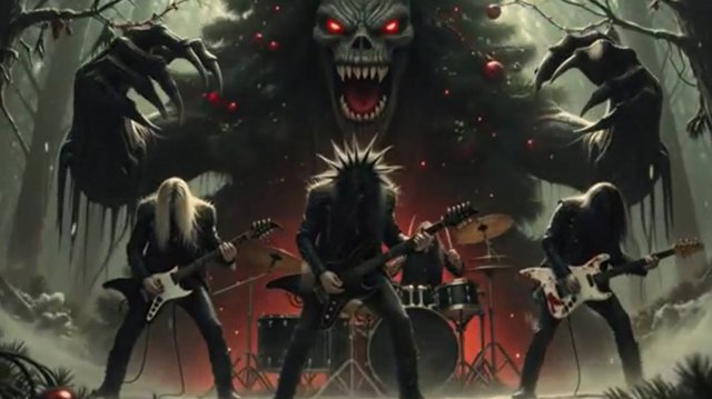 Адская Ёлочка Рок версия песни В лесу родилась ёлочка