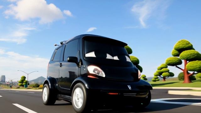 Колеса и смех: веселая поездка мультфильм