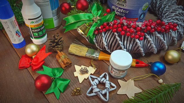 Декор своими руками! Стильные новогодние украшения ручной работы.