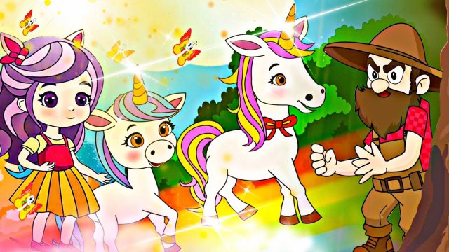 Единорожка и радуга