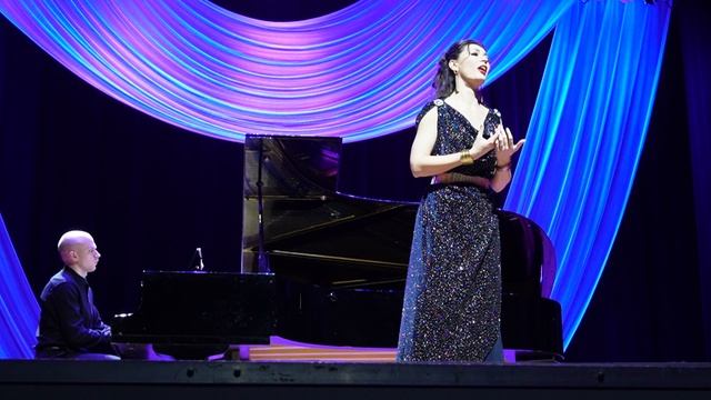 Дарья Вуйчик исполняет первую арию Аиды Верди. Фортепиано — Александр Широков