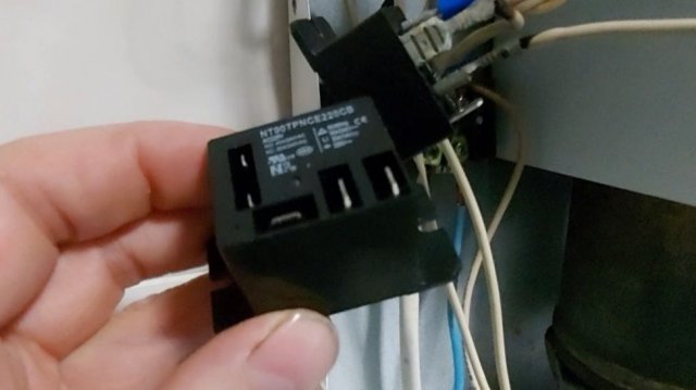 Замена силового реле электрокотла