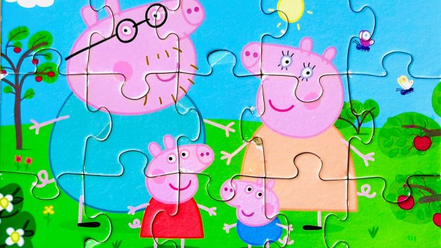 Свинка Пеппа пазл 🧩 Видео для детей и малышей | Для самых маленьких | ролики для детей