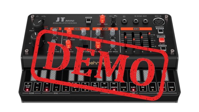 Синтезатор BEHRINGER JT MINI - демонстрация звучания