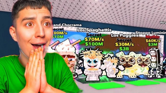 ГЛЕНТ ПОКУПАЕТ НОВЫХ БРЕЙНРОТОВ В STEAL A BRAINROT!