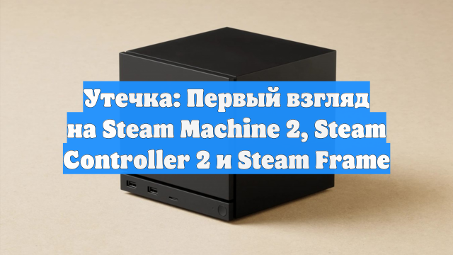 Утечка: Первый взгляд на Steam Machine 2, Steam Controller 2 и Steam Frame