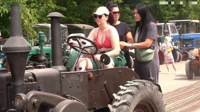 Шоу Ретро - техники в Лейпциге. Германия. Тракторы.