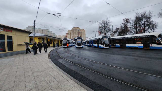 Открытие Первого Московского Трамвайного Диаметра и маршрута Т1.12.11.25