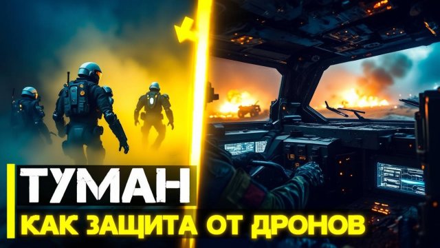 Туман как защита от дронов  Туман единственный враг дронов
