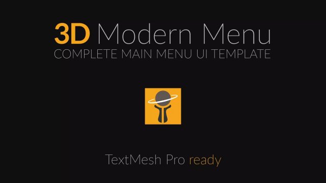 Asset Unity - 3D Modern Menu UI