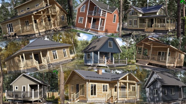 Проекты загородных домов