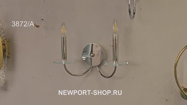 Бра Newport 3872/A nickel