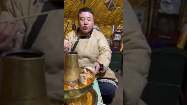 Изначальная жизнь монгольских кочевников!  #еда #кулинария #монголия