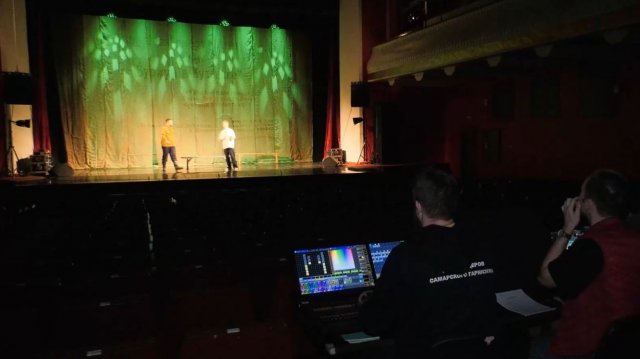 Подготовка к премьере спектакля "Деревенская рапсодия" в ОДО