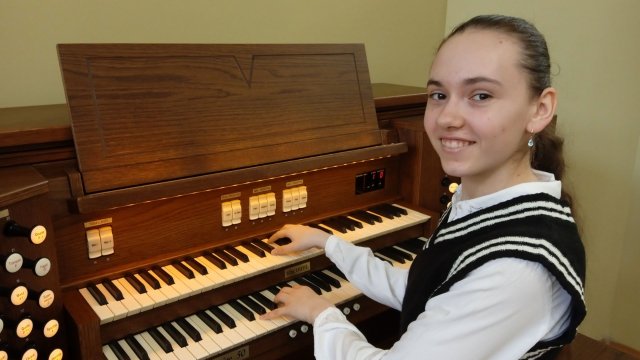 Мария КОРОТЕВСКАЯ (орган). Фрагмент выпускного экзамена (2) Э. Жигу, Э. Арро (2023)