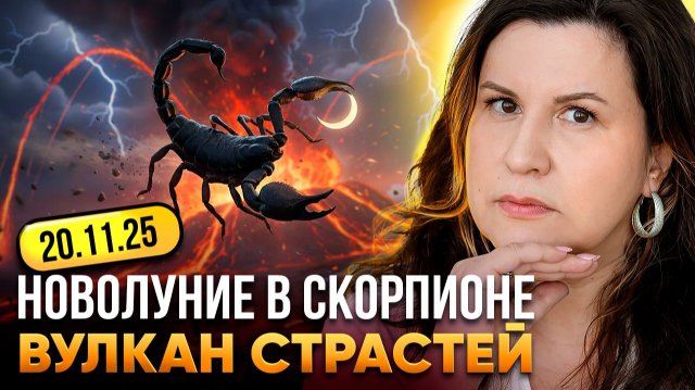 Новолуние 20 ноября 2025 в Скорпионе: Что Принесет Накшатра Анурадха?