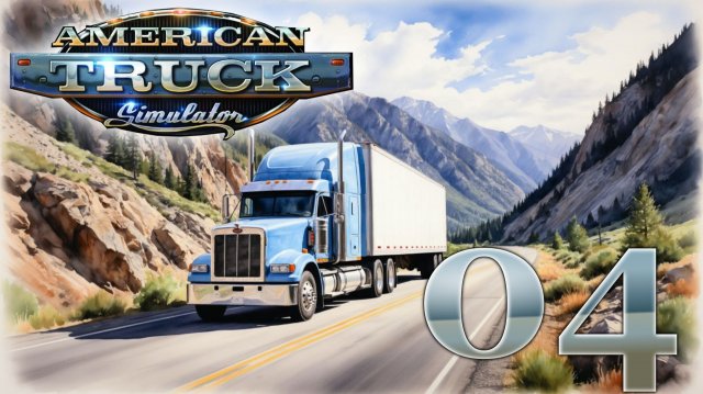 Американский Дальнобойщик. Катаемся по Америке в American Truck Simulator под музыку №4