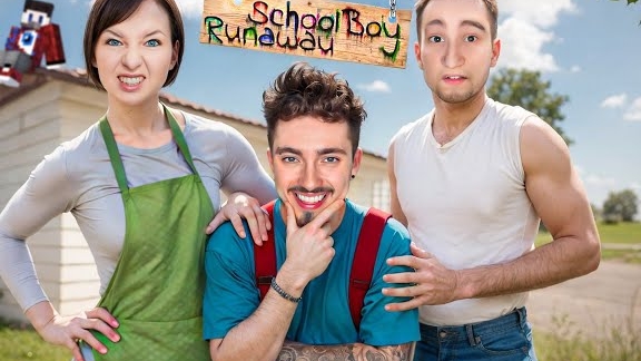 СБЕГАЮ ОТ ЗЛЫХ РОДИТЕЛЕЙ В SCHOOLBOY RUNAAWAY В МАЙНКРАФТ!